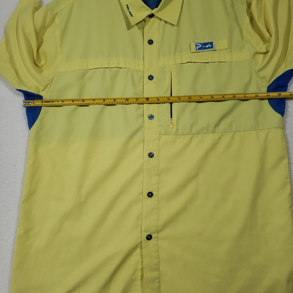 Pelagic Eclipse Fishing Guide button down Shirt Vented Caped Breathable XL flaws - Picture 11 of 15